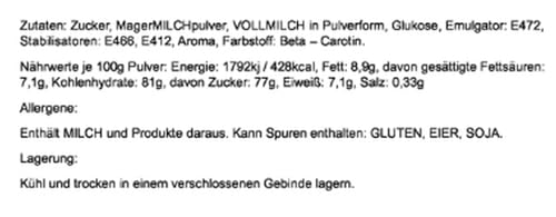 Softeispulver Vanille 2,5 kg | Eis Pulver für Softeismaschine – cremiges Softeis für Zuhause & Gastronomie – Eispulver mit Vanillegeschmack | Ergibt 7 - 9 Liter fertige Mischung – Bild 3