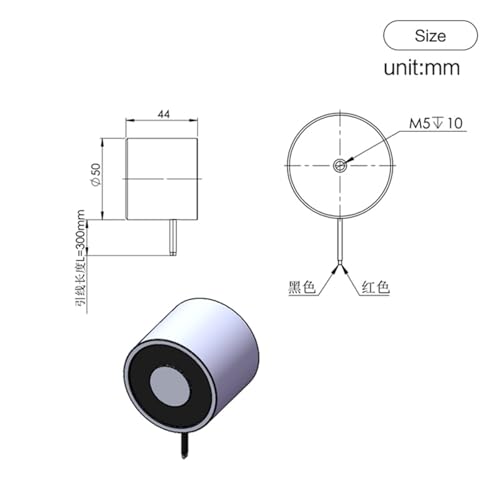 Électro-aimant permanent 12v 24v pour fermeture de porte