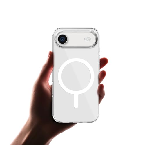 Image of GRIPP Clear Case Compatible with Mag-Safe for iPhone Air | 8ft Drop-Tested with D30 Technology, Raised Edges, Anti-Yellowing, Anti-Slip, Lightweight, 360 Protection Transparent Back Cover - Clear