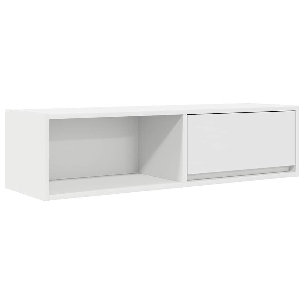 Vidaxl White Tv Cabinet 100X31x25.5 Cm Engineered Wood, Tv Bench, Hifi Cabinet, Entertainment Centre, Tv Sideboard, Media Cabinet, Tv Console
