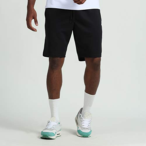 Ajcoflt Calções esportivos masculinos de secagem rápida com bolsos laterais elásticos na cintura Cal