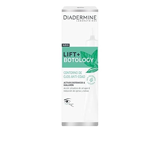 Diadermine - Lift+ Botology Contorno de Ojos, 15 ml, Acción alisadora de arrugas & reducción de ojeras y bolsas