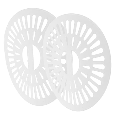 ROMISBABA 2個 洗濯機 脱水機カバー 洗濯機 乾燥機 付属品 交換用 衣類を平整に保つ 圧衣ソフトカバー 直径24cm
