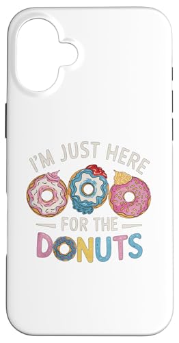 I'm Just Here For the Donuts �J���t�� �X�v�����N�� �y����T�V���c �X�}�z�P�[�X iPhone 16 Plus �p