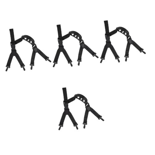 Uonlytech 4sets Safety Hat Chin Strap Helmet Chin Strap Replacement Easy to Use Lightweight Professional Helmet Accessory 2pcs*4