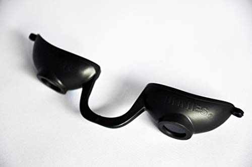 Image of Super Sunnies Evo Flexible Tanning Bed Goggles UV Eye Protection Black Glasses, FDA Compliant