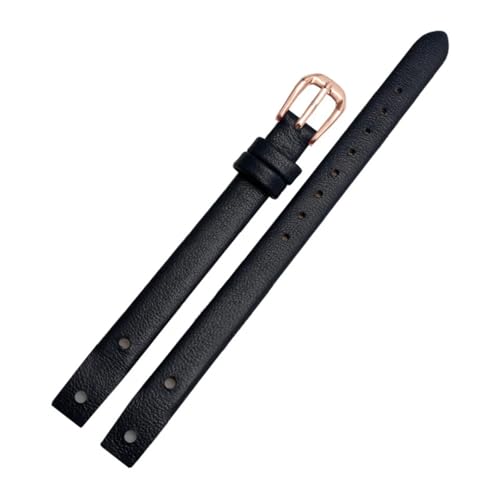 WZBEmcz 8mm t@bVEHb`oh {vuXbgXgbv fB[X Xgoh Fossil ES4340 4119 4000 3745 3861 4026 3862 EHb`ohƌ݊(Black rose buckle