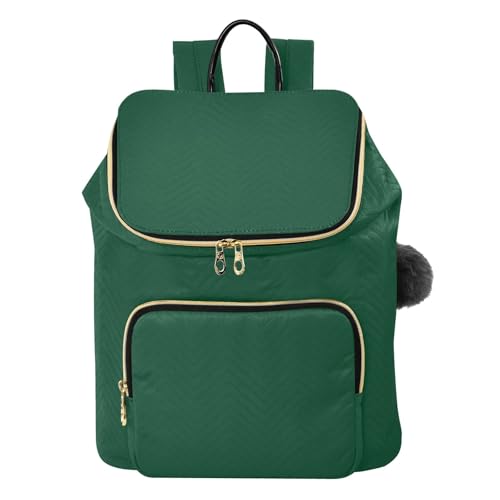 Sac à dos vert pour femme chic et sécurisé pour vos weekends nature