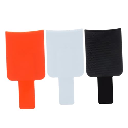 Hemobllo 3 piezas Kit de Tableros Planos para Teñir Cabello Herramientas Profesionales de Coloración para Salón y Casa Accesorios para Resaltar y Balayage Rojo Blanco y Negro