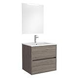Tirador.tipo uñero integrado en el frente del mueble aunando funcionalidad y diseño.
