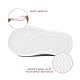 LACOFIA Baby Mädchen Lauflernschuhe Kleinkind Barfußschuhe Atmungsaktive Babyschuhe mit rutschfeste Gummisohle Rosa 20/21