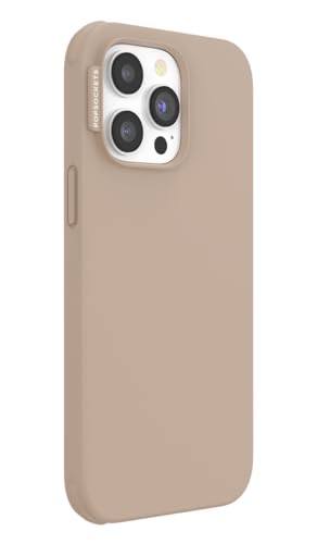 Image of POPSOCKETS iPhone 14 Pro Max Case with MagSafe, Phone Case for iPhone 14 Pro Max, Grip Sold Separately, Wireless Charging Compatible - Latte