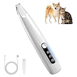 Rikuto ペット用バリカン【2025獣医師監修】犬用バリカン 犬・猫兼用 LEDライト USB-C急速充電 小動物に対応 R形安全刃で 部分カット 足裏 耳裏 顔周り お尻周り 肉球 精密カット コードレス・低騒音・低振動・軽量化 ・日本語説明書付き ホワイト