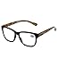 Abyss22 Reading Glasses with Spring Hinge for Women and Men (Black/Tortoise, 275)