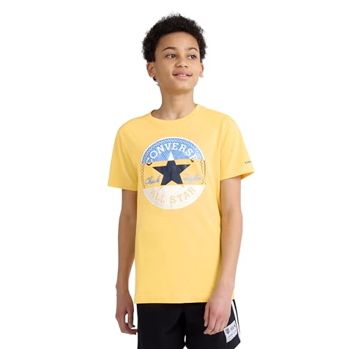 Image of Converse Boy's Colorblock Chuck Patch Logo T-Shirt