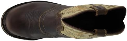 Justin Men's Superintendent Western Boot Round Toe Brown 7 D(M) US | Image 3