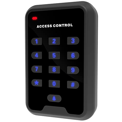 UHPPOTE 125KHz RFID EM ID Keypad Single Door Access Control Kit With Strike Lock Remote Exit Button