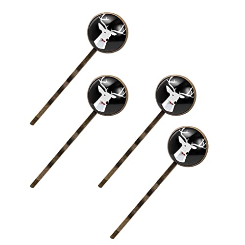 Barrettes à cheveux cerf de Noël pour femme, pince coiffure festive et pinces hiver