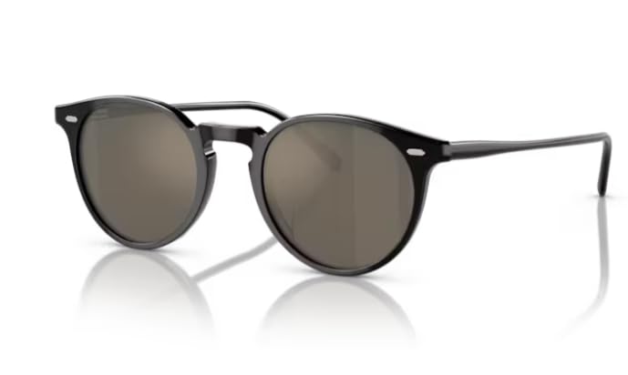 Oliver Peoples 0OV5529SU - N.02 sun 177239 - Kuri brown/Grey goldtone Round 48MM men's Sunglasses