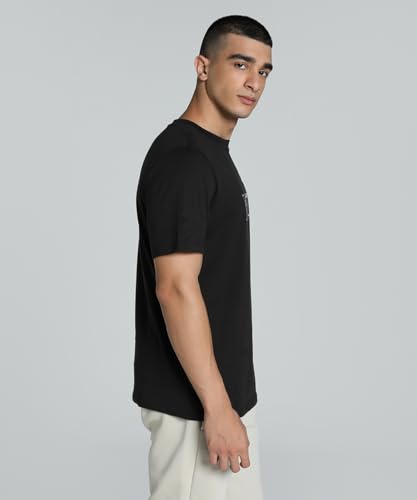 Image of PUMA Men's Cotton Graphic Print Regular Fit T-Shirt