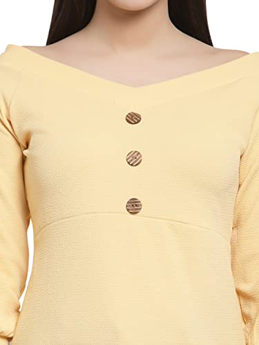 Image of Style Quotient Women Beige Fitted Top