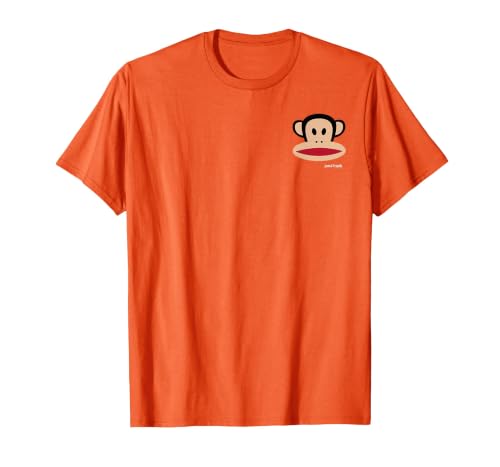 Paul Frank Julius Pocket Face Logo T-Shirt, Men, Orange, Small