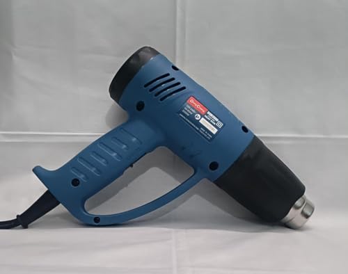 Image of DongCheng Heat Gun | 2000W | Electric Power Source | Efficient and Durable | Blue | Heavy Duty | 2 Attachements Included | DQB2000