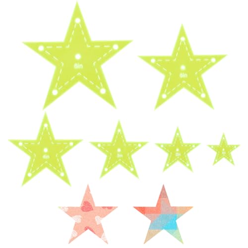 Gabarits de matelassage étoile en acrylique pour patchwork et broderie