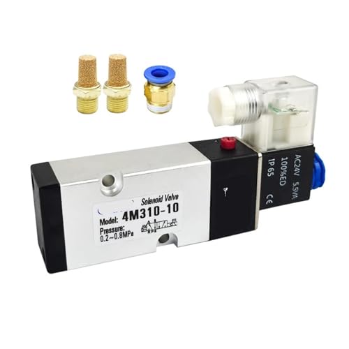 Électrovanne pneumatique 4M310-10 évite les pertes de pression réseau G3/8