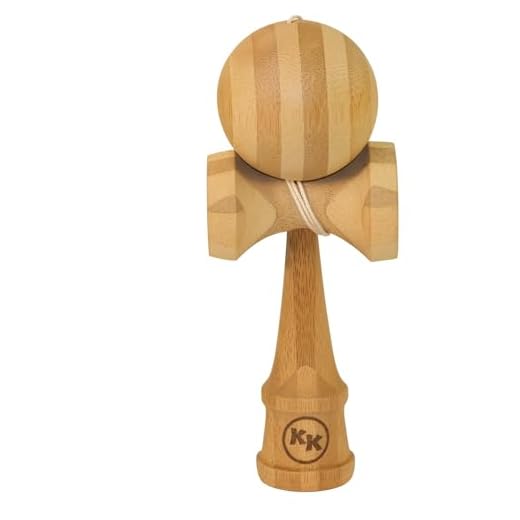 Kotaro Pro Bamboo Kendama Toy with Extra String