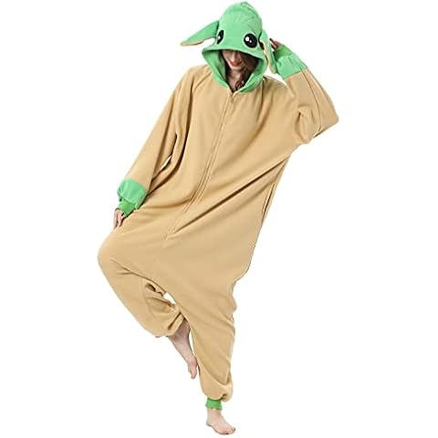 MAISUIZI Adult Cartoon Onesie Pajamas Halloween Animal Cosplay Costume Christmas Sleepwear Homewear for Women Men Girls Boys Teens…… Cover