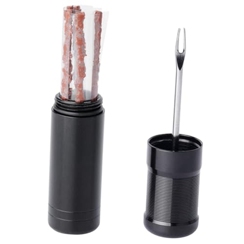 PRETYZOOM 1set Bike Tire Repair Bike Tires Tire Repairing Tool Kit Tire Repairing Tire Repair Tools Accessories Black