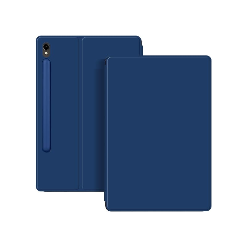 Custodia magnetica resistente compatibile con Samsung Galaxy Tab S9 custodia X710/X716B/X718U 11 pollici sottile per tablet, attacco magnetico, copertura auto wake/sleep (colore: blu)