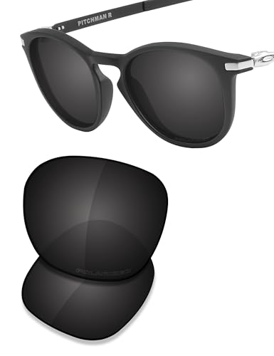 Image of SAUCER Premium Replacement Lenses & Earsocks for Oakley Pitchman R OO9439 Sunglasses