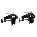 Étau d'établi pour travail du - la mini pince de table est légère et portable, compacte et délicate, parfaite pour bricolage à et sur un établi, pince d'établi, étau de table plat