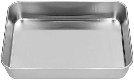 Assadeira De Aço Inoxidável, Assadeira De Bolo Grande Com Tampa A...