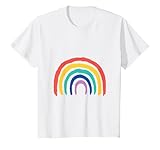 Kids Sweet Children Rainbow Design Painted Girl Gift Birthday T-Shirt