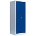 Produktbild Lüllmann Spind komplett montiert grau/blau180x80x50cm Flügeltürenschrank Kleiderspind Stahl Spindschrank Putzschrank PutzSpind Putzmittelschrank 515721 blau für Personalraum und Hauswirtschaftraum