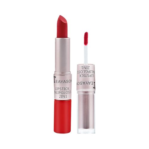 2-in-1 Matte Lipstick, No Grainy Feeling Lipstick with Long-Lasting Moisturising, Liquid, Matte and Long-Lasting Lipsticks (Color code - 03, 1.06 ounces)