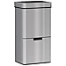 Produktbild HOMCOM Mülleimer mit Sensor 47L + 2 x 12,5L Automatischer Abfalleimer mit Bewegungssensor, Wasserdichtes Mülltrennsystem aus Edelstahl für Küche Silber