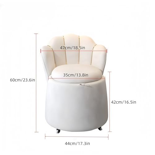 Sillón Plegable Terciopelo Blanco miniatura 3