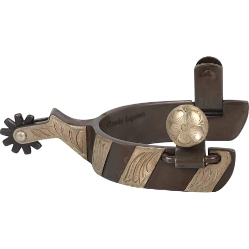 Classic Equine Cowboy Series Spur 1 Inch Band Chap Guard Black