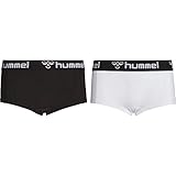 Sportunterhosen Hummel Damen Hmlmaya 2 Hipsters Hipster Brief,Schwarz/Weiß,M