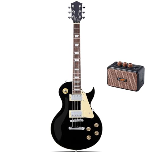 SC Electric Guitar with 5W Mini Amplifier – Mahogany Body