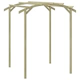 vidaXL Pérgola de Jardín de Madera Impregnada Pino 180x197x210 cm Cenador Pabellón