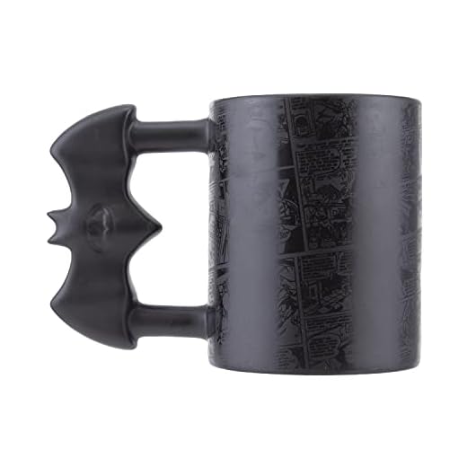 Paladone Batman Batarang Shaped Ceramic Mug - Officially Licensed Superhero Merchandise