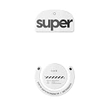 Superglide Glass Mouse Skates - Consistent Controllable Glide, Polished Round Edge, Super Balanced Gaming Mouse Feet with Durable Sole for Logitech G Pro X Superlight1 (Type-C, White)
