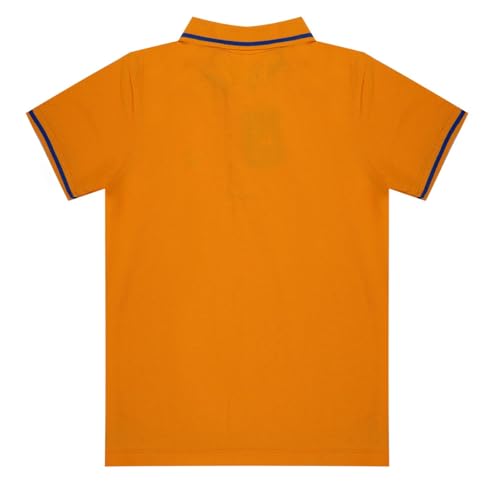 Image of Cloth Theory Boys Cotton Polo T-Shirt for Kids Regular Fit Half Sleeve Casual Summer Polo Neck T-Shirt