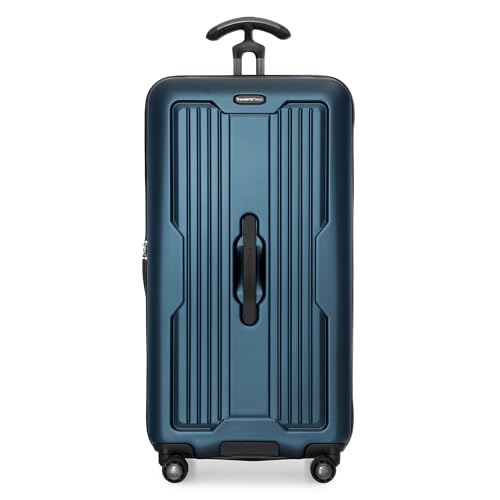 Image of Traveler's Choice Ultimax II, Matte Navy, 31-Inch Large Trunk, Ultimax II Polycarbonate Hardside Luggage With Spinner Wheels