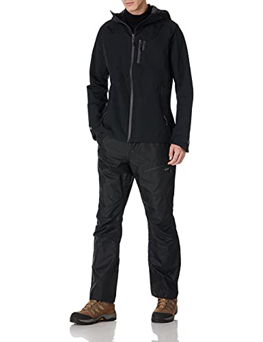 5Oaks Men's Waterproof Comfort-Fit Rain Over Pants Black M #TOP3